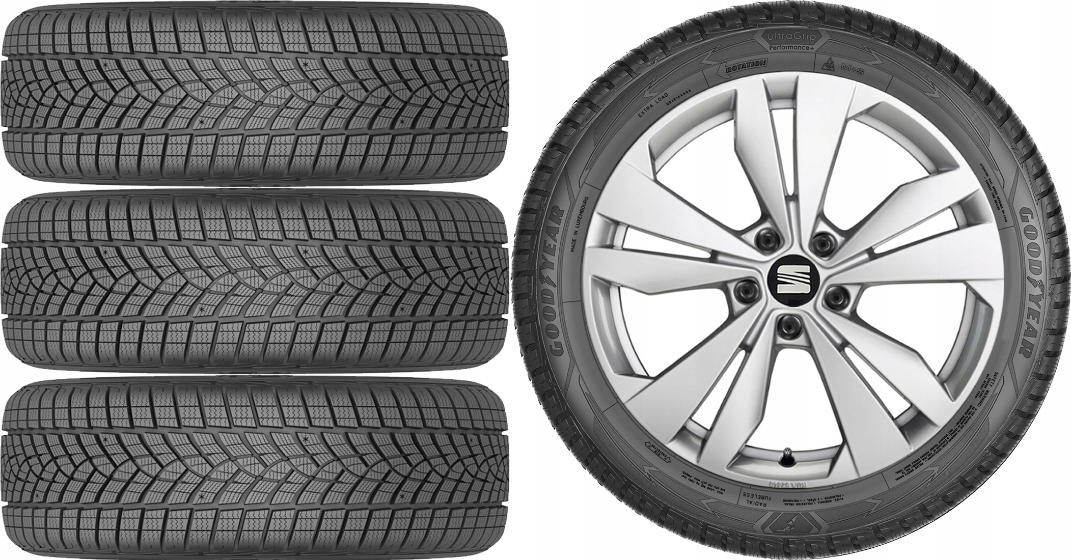 НОВІ КОЛЕСА ЗИМА Seat Altea Freetrackp Goodyear 2250r18