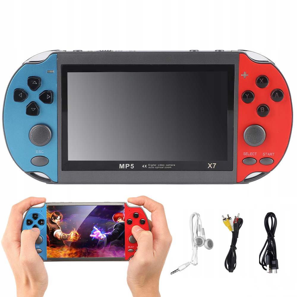 Konsola Przenośna Do Gier X7 1000 Gier Retro Mini