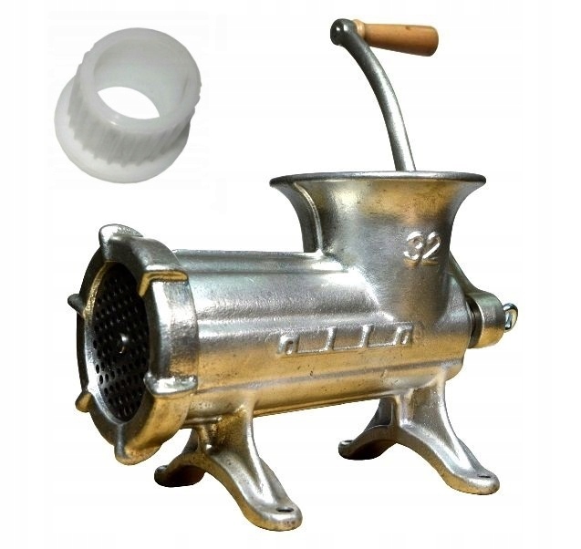 Ręczna maszynka do mięsa ALFA 32 ocynowana gratis tulejka MADE IN POLSKA + EAN (GTIN) 5901685257138