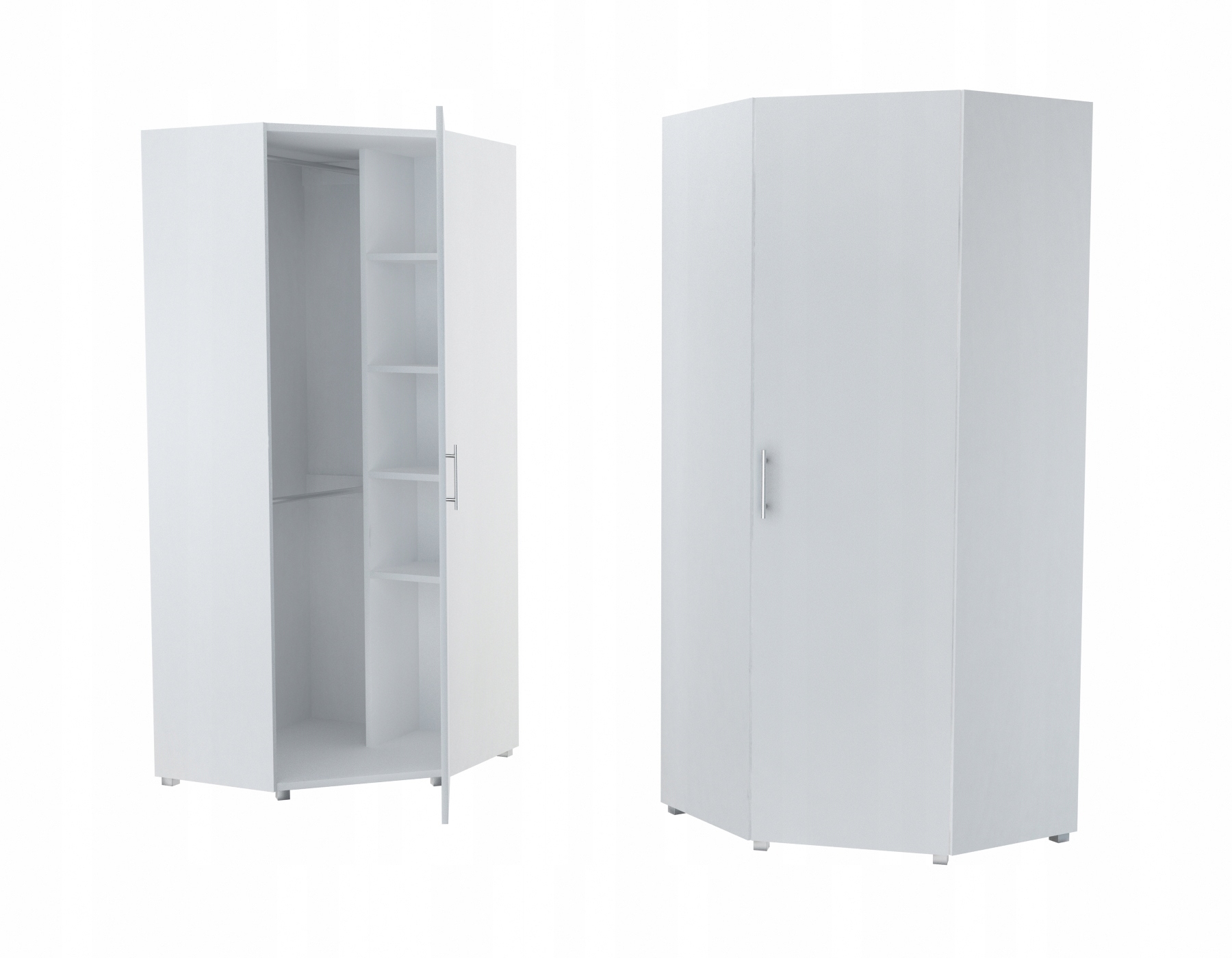 SZAFA NAROŻNA - DĄB SONOMA - PRODUCENT! Materiał płyta laminowana