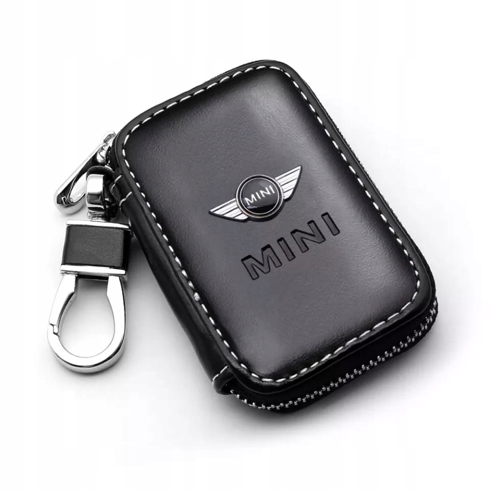 

Piękne Etui brelok na kluczyki Mini Cooper skóra