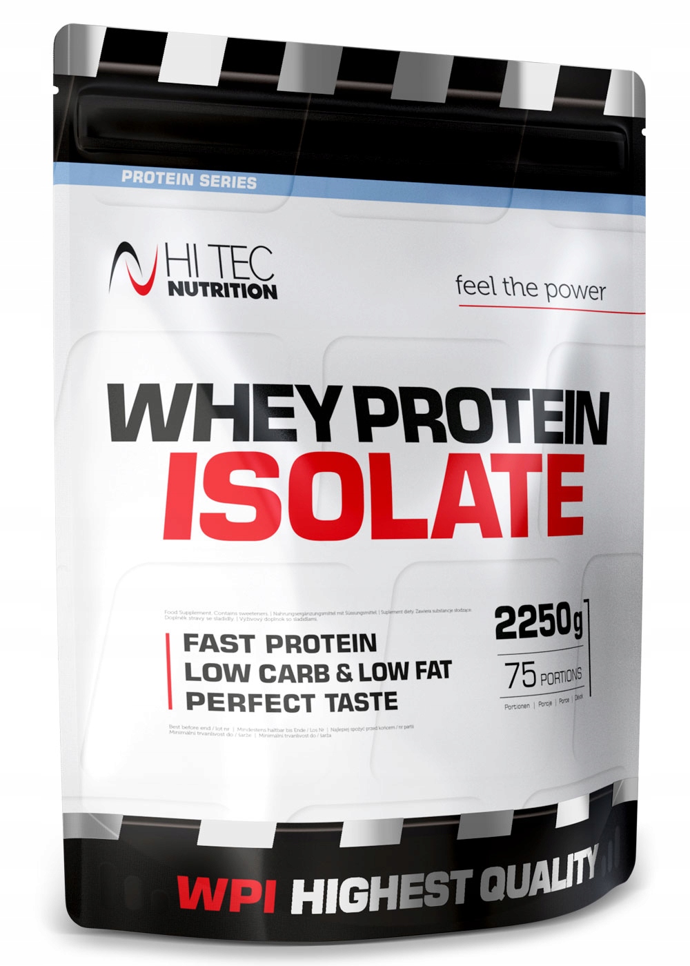 Hi Tec Whey Protein Isolate 2250g Isolat Wpi Iso