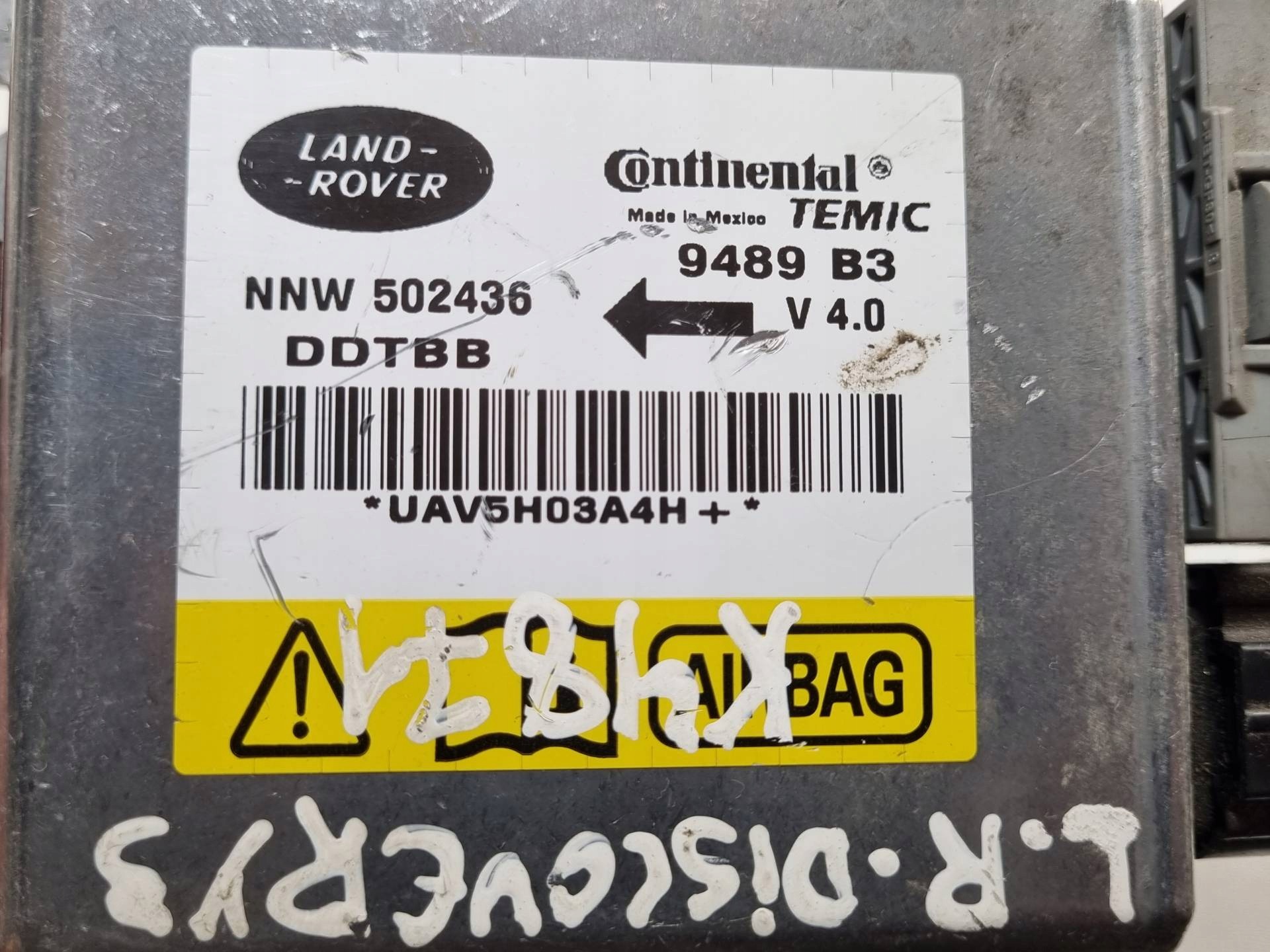 modulo airbag Land Rover Discovery 3 L319 2005 NNW502436