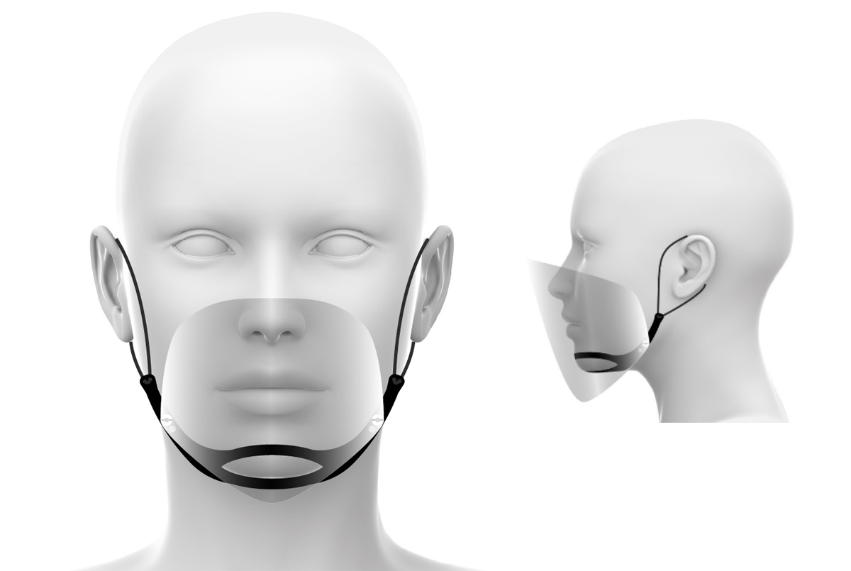 

Półprzyłbica na brode usta nos dla dzieci dorosłyc