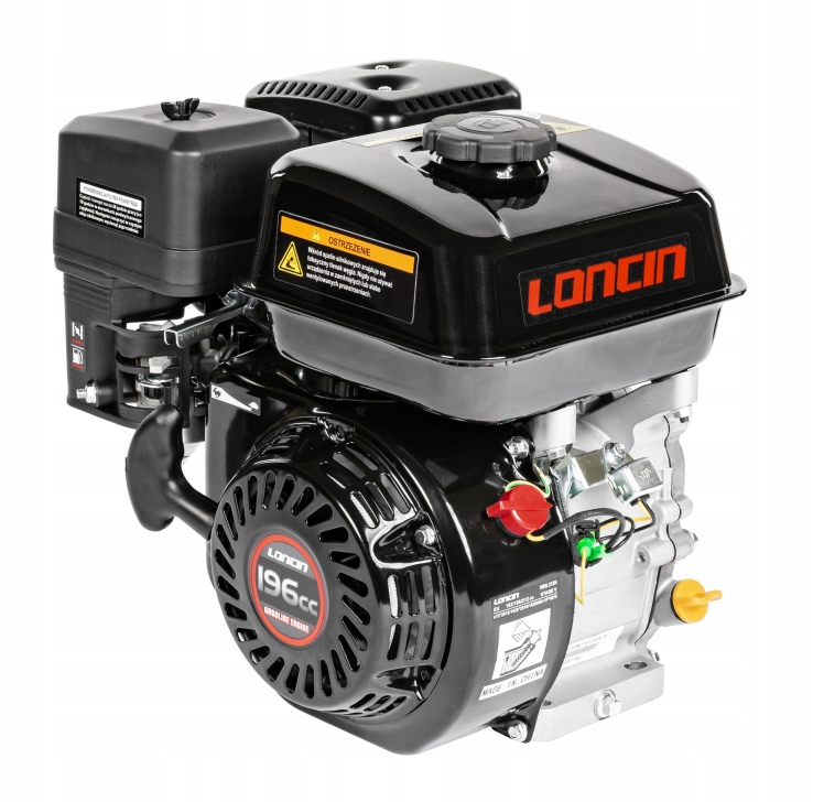 LONCIN SILNIK ZAGĘSZCZARKI G200F-R-S WAŁ POZIOMY TYP R 6KM 19,05x58mm Typ silnik