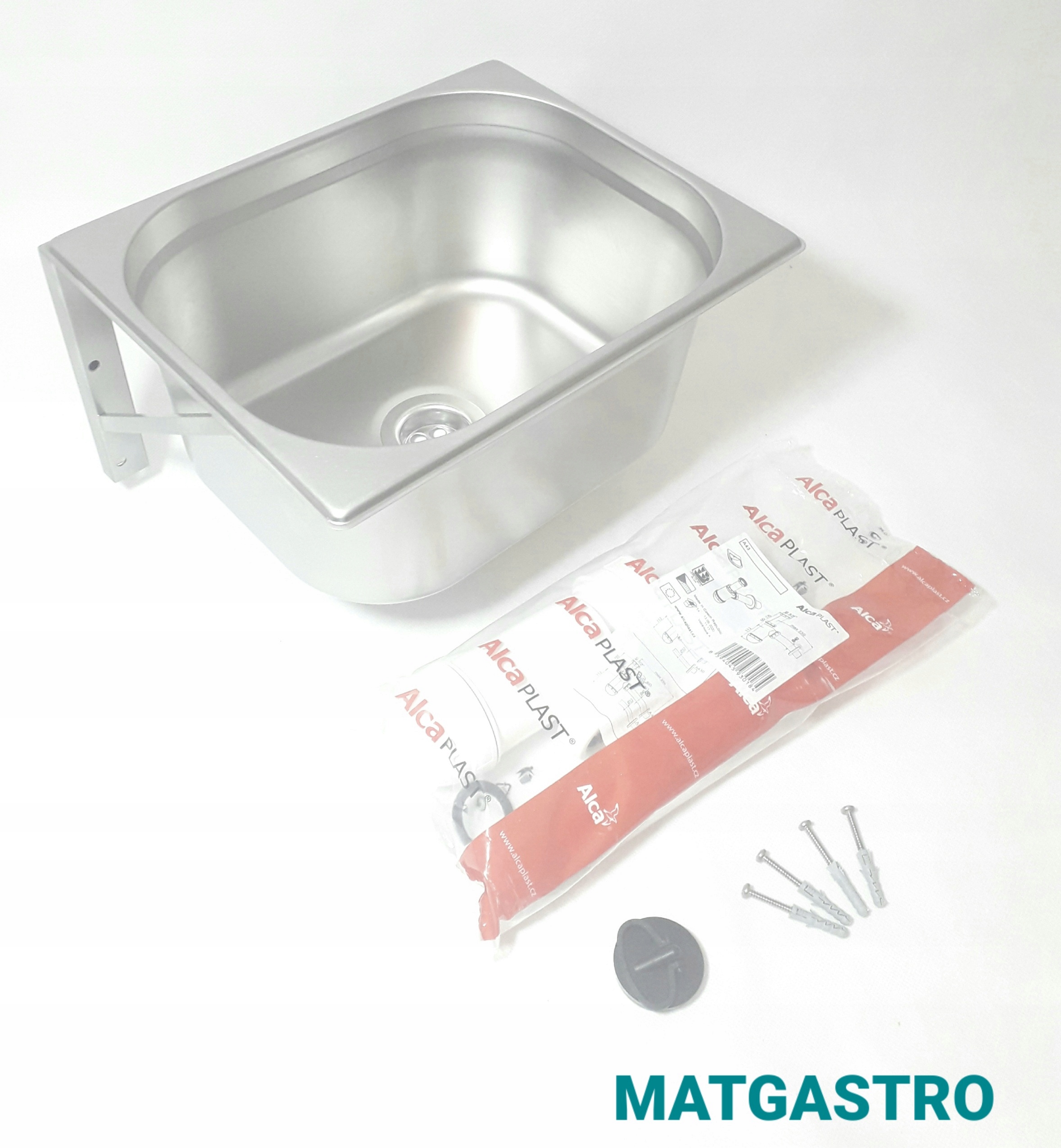 Zlew umywalka wisząca stal nierdzewna MALA