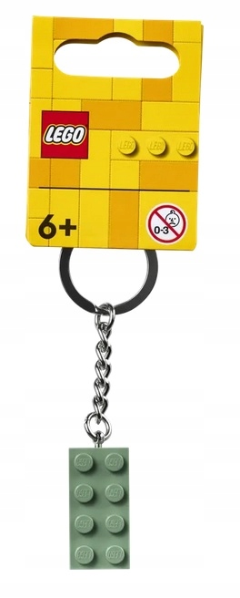 Lego 854159 Brelok ze klockiem 2x4 piaskowa zieleń