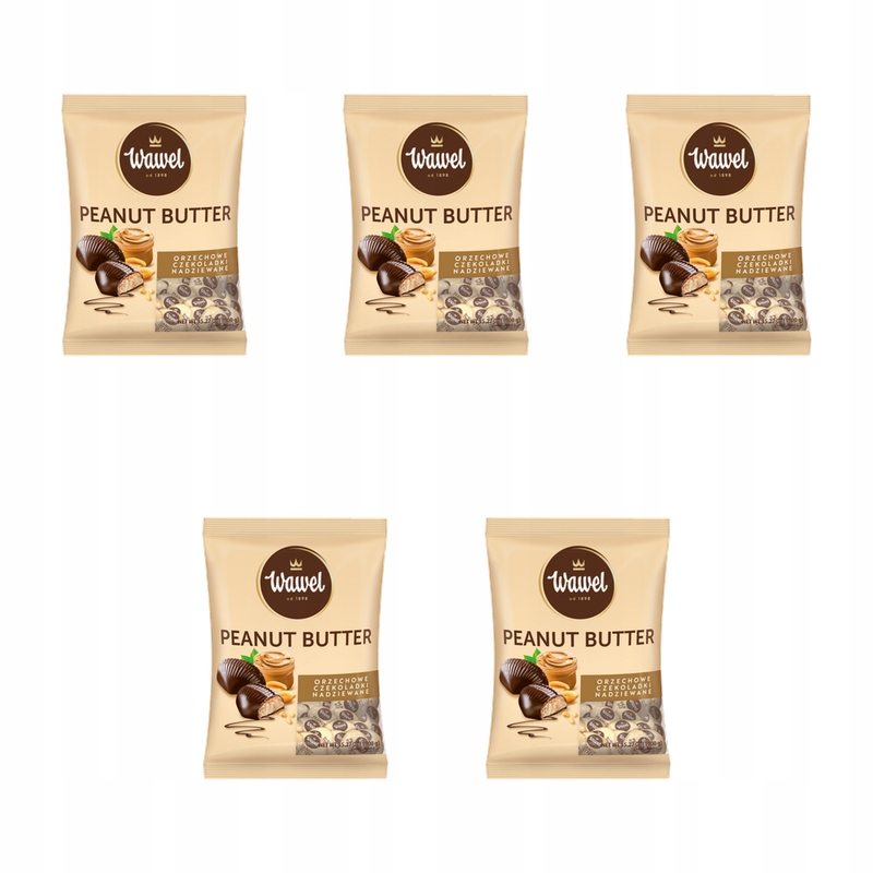 Wawel Peanut Butter 1kg X5
