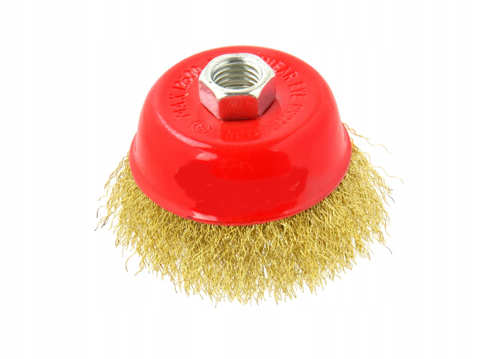 SZCZOTKA DRUCIANA CZOŁOWA MOSIĄDZ DRUT M14 75MM Marka inny