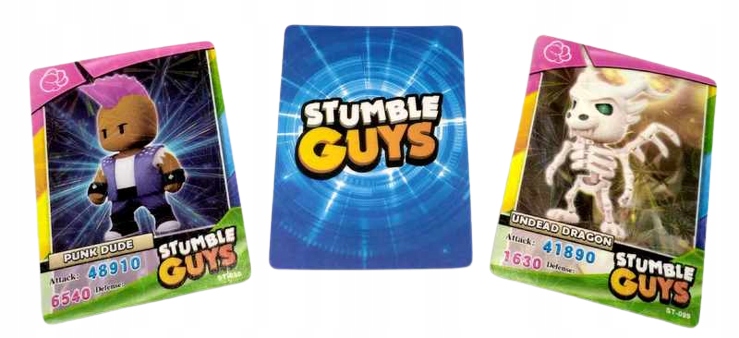 STUMBLE GUYS KARTY KOLEKCJONERSKIE 12 saszetek 96 KART Typ zestaw