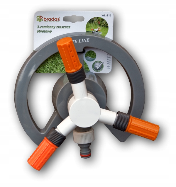 PROFESJONALNY 3 ramienny ZRASZACZ OBROTOWY BRADAS Marka Bradas