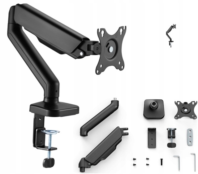 Nastavitelný držák stolního háku na monitor a rameno pro monitor Koorui 16 palců
