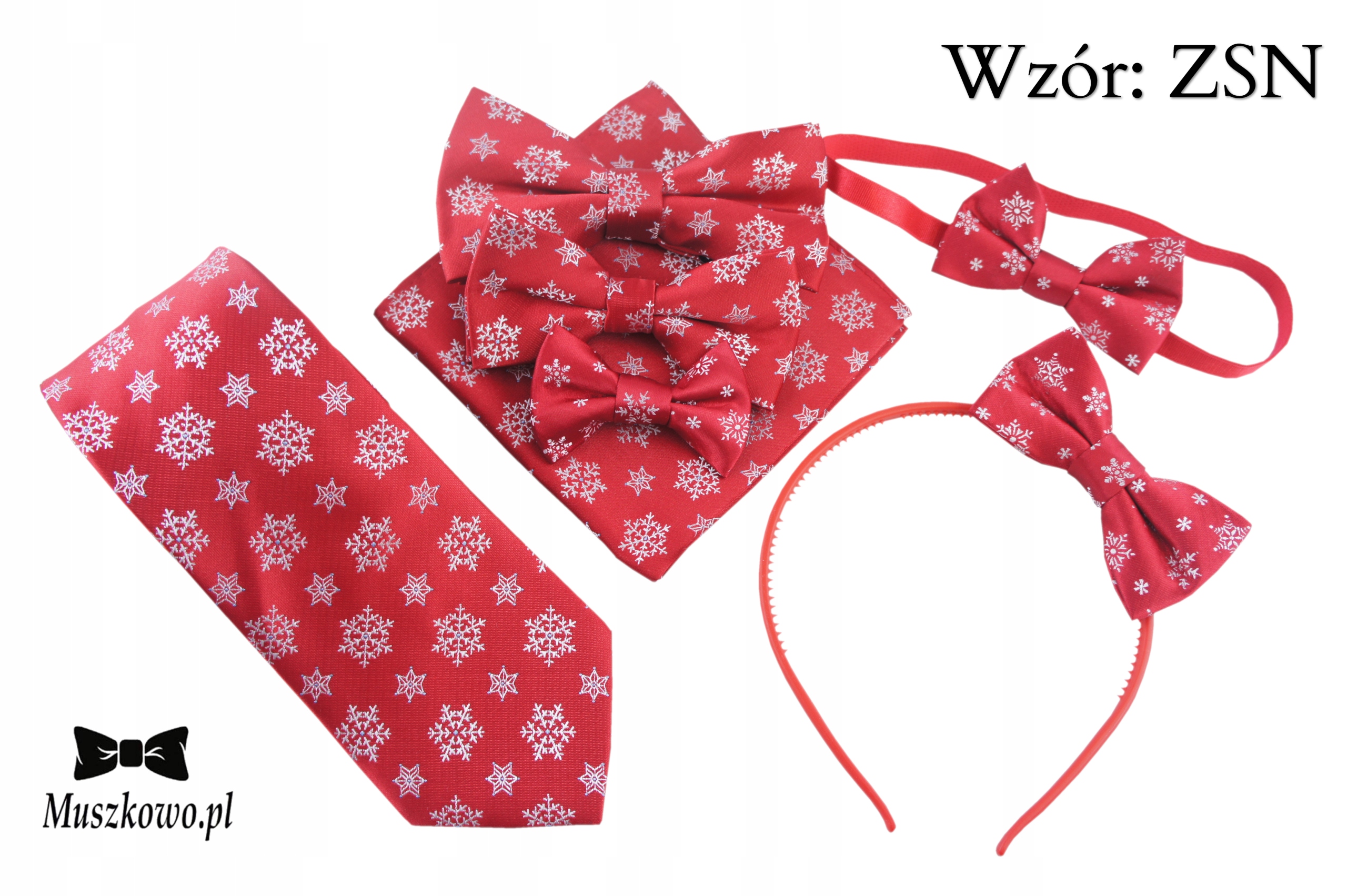 ŚWIĘTA Poszetka/ chusteczka do marynarki ŚNIEŻYNKI Marka inna