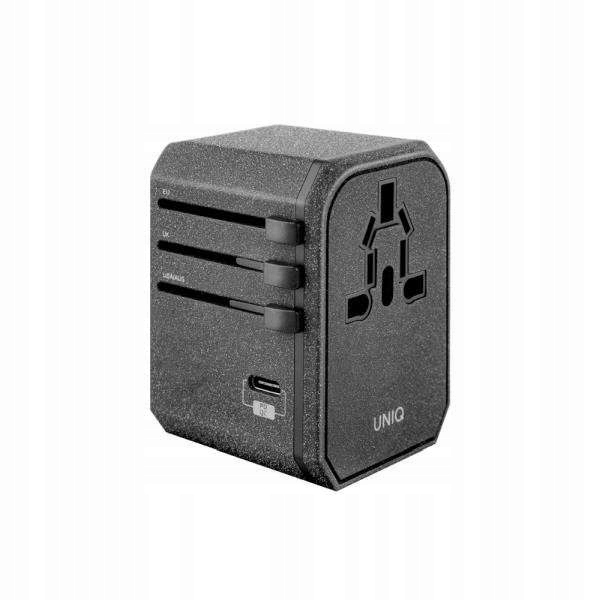 Uniq Síťová nabíječka Voyage World Adapter 33W 2xUSB Pd 18W Qc 3.0