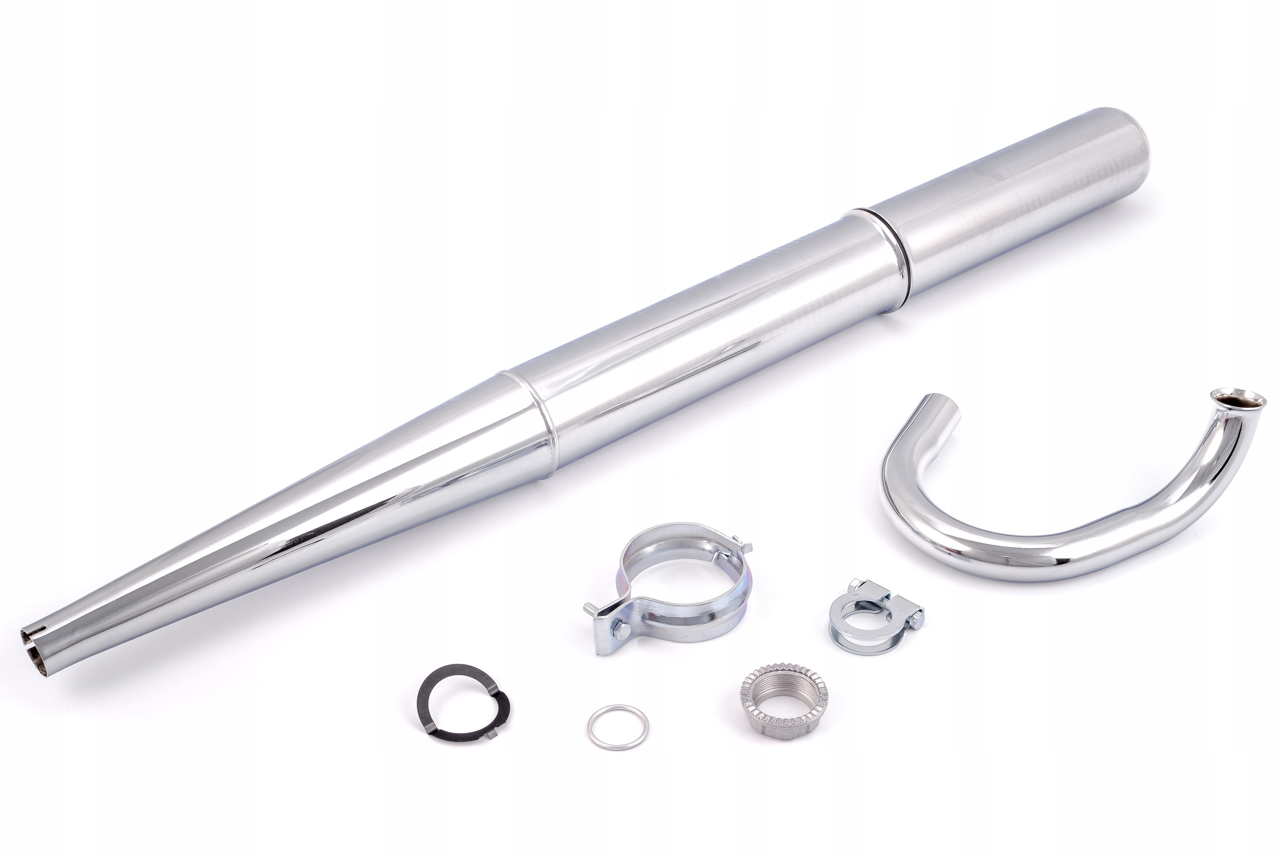 TŁUMIK KOLANKO KPL SIMSON SR50 SKUTER MZA NIEMCY Producent inny