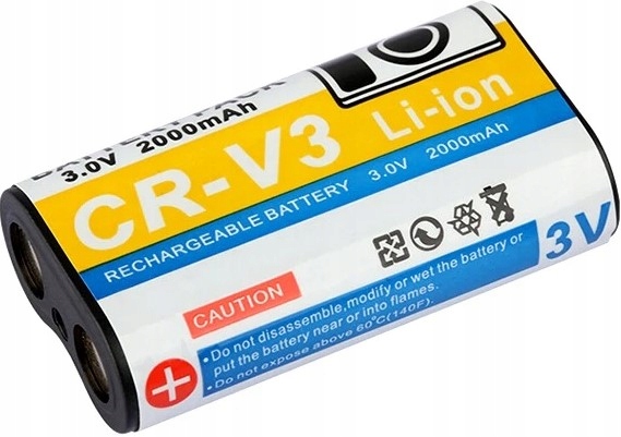 AKUMULATOR BATERIA CR-V3 CRV3 DO KODAK EASYSHARE Z700 Z710 Z740 --- 3000mAh Stan opakowania oryginalne