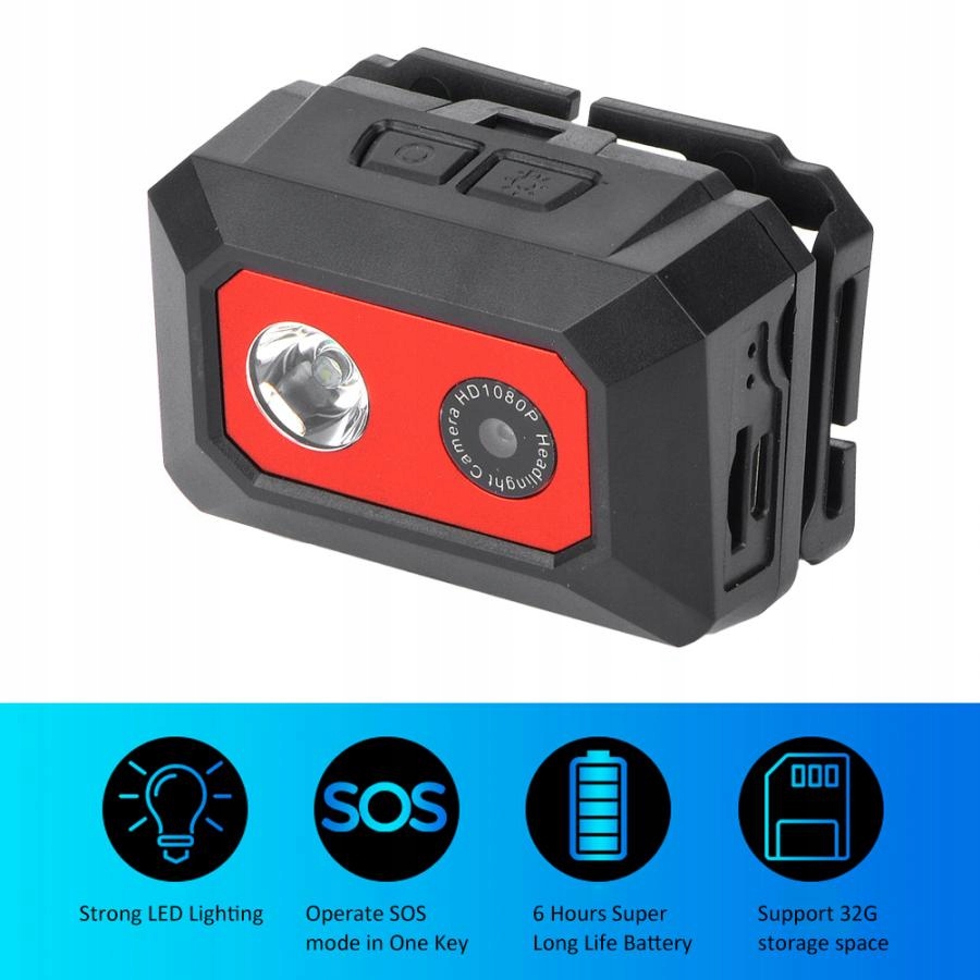 KAMERA SPORTOWA GOPRO NA MOTOR ROWER ROLKI +OPASKA Marka inna