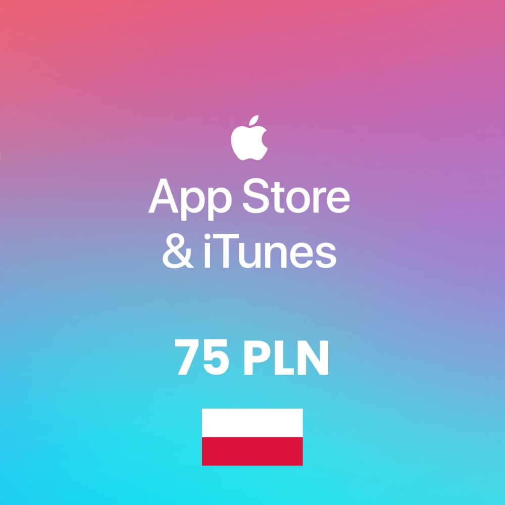 DOŁADOWANIE ITUNES 75 ZŁ PLN APPSTORE | IPHONE | POLSKA