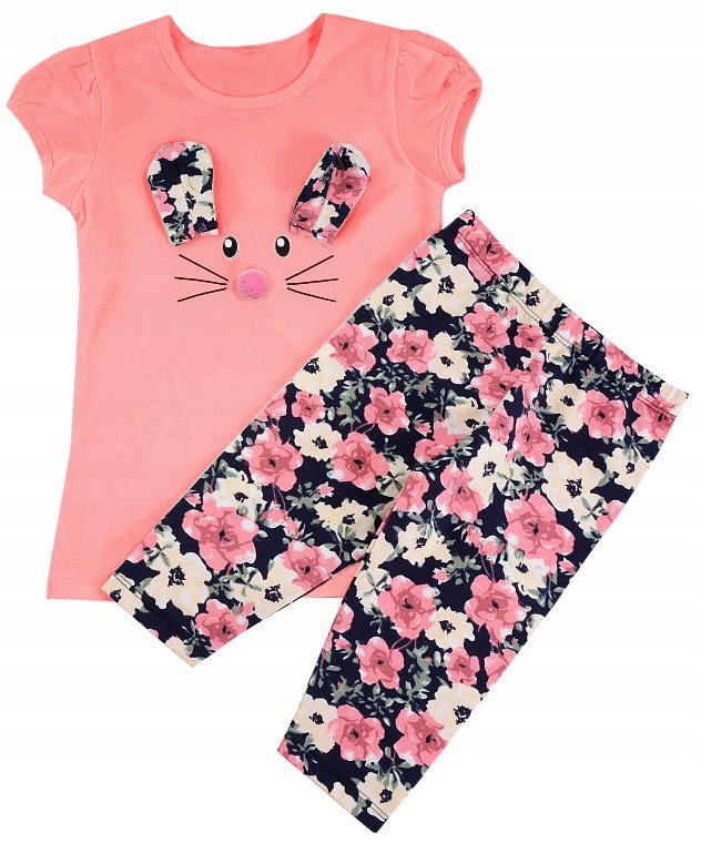 

Komplet Tunika krótki rękaw Legginsy 104 J109K