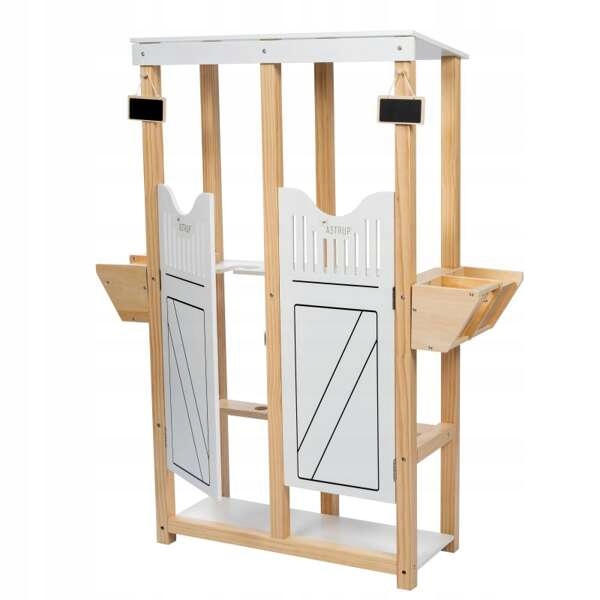 Dřevěná stáj pro koně na tyči Hobby Horse pro 2 koně Astrup
