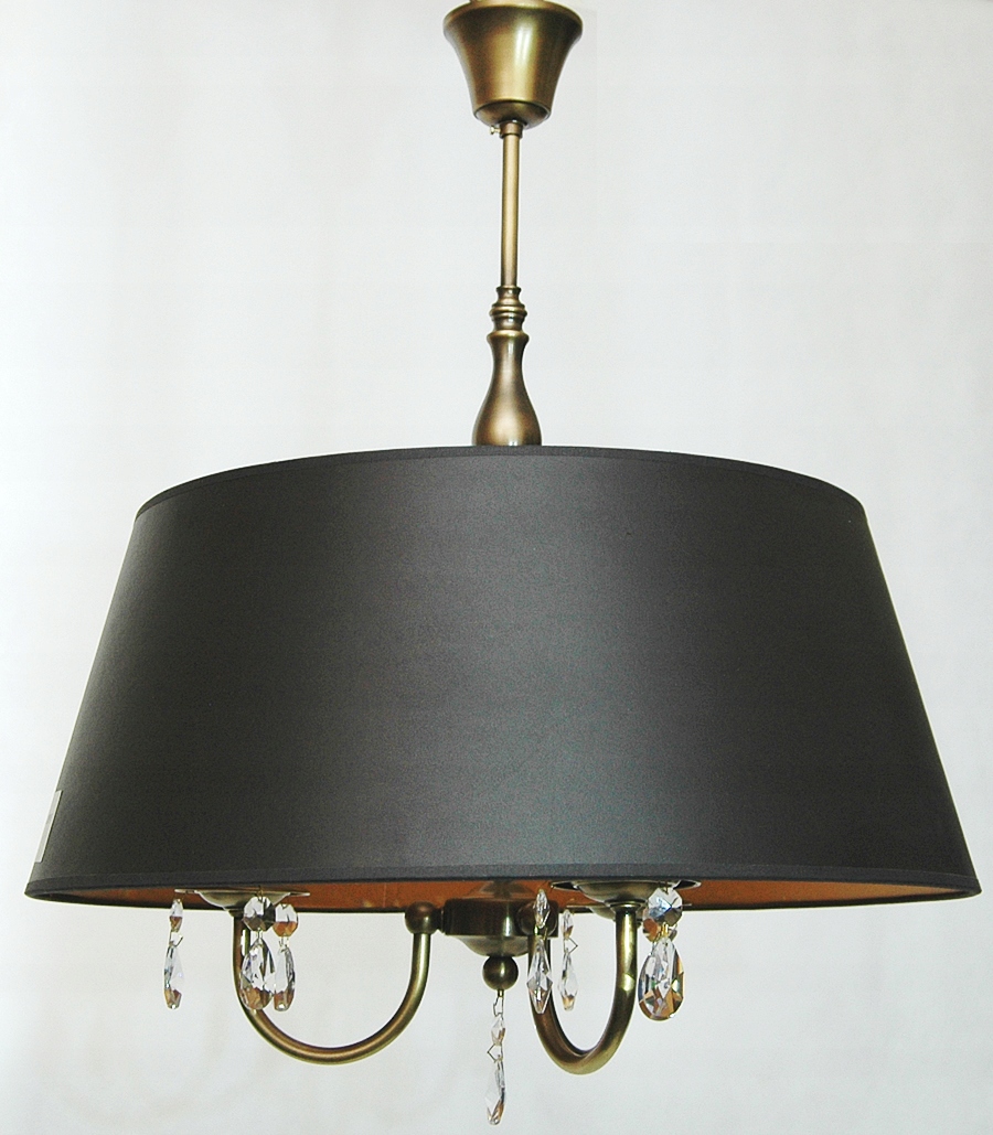 Mosadzný luster, závesná mosadzná lampa