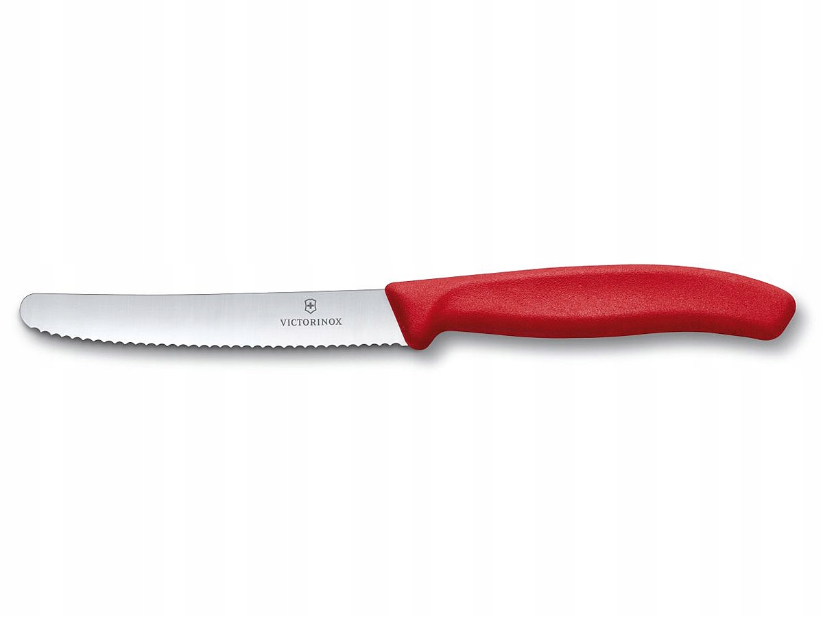 

Nóż do pomidorów i kiełbasy czerwony Victorinox