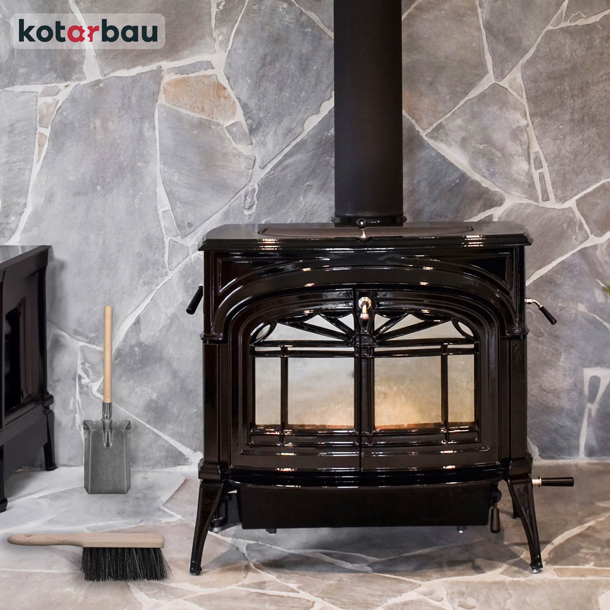 ZESTAW DO CZYSZCZENIA KOMINKA PIECA KOTŁA 6CZ AKCESORIA SZCZOTKA WYGARNIACZ EAN (GTIN) 5907465980005