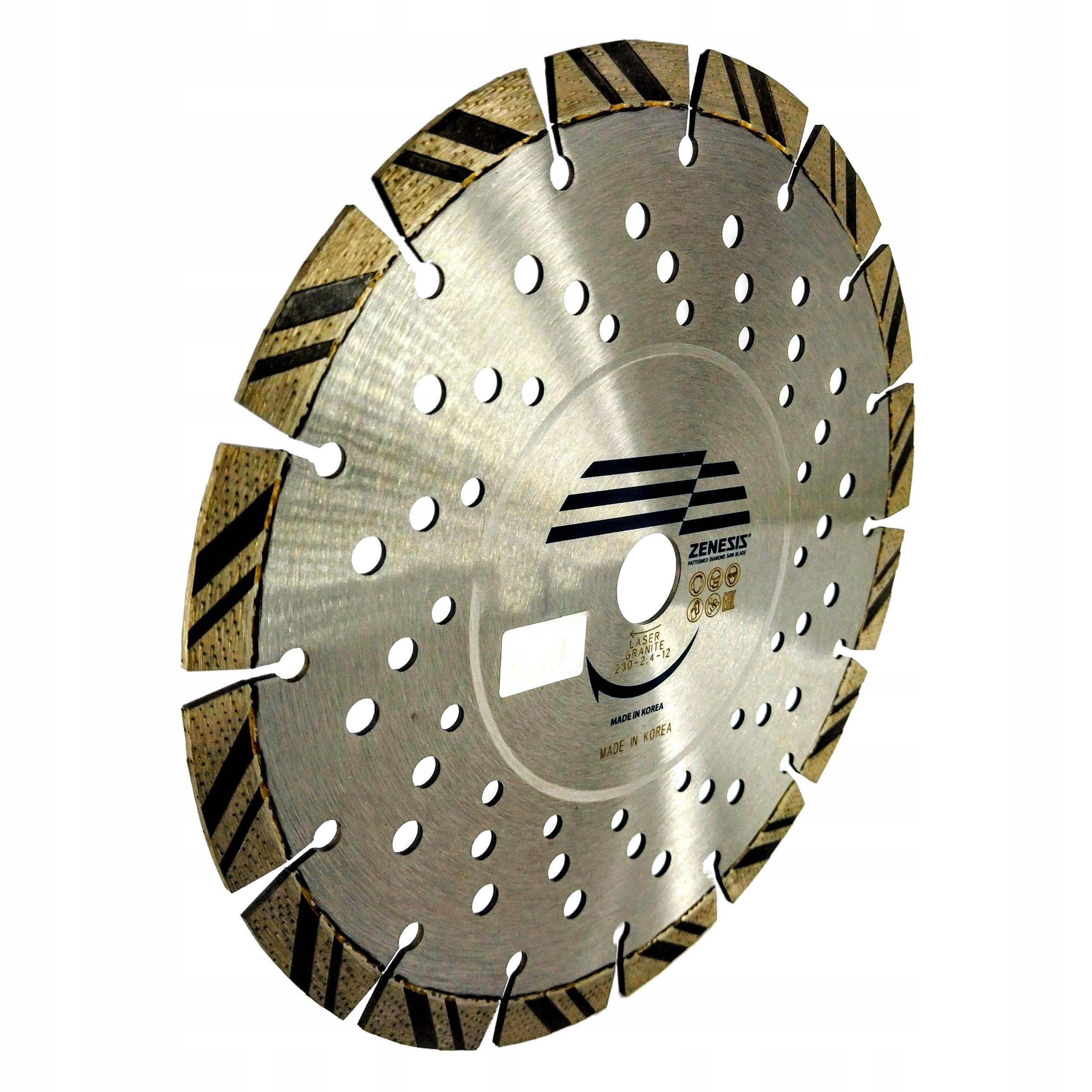 Diamantový pilový kotouč na žulu 230mm x 22,23 Zenesis Turbo na flexa
