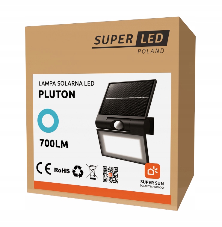 Lampa solarna LED Mocna 400 lm = 40W Halogen z czujnikiem ruchu i zmierzchu EAN (GTIN) 5903796152227