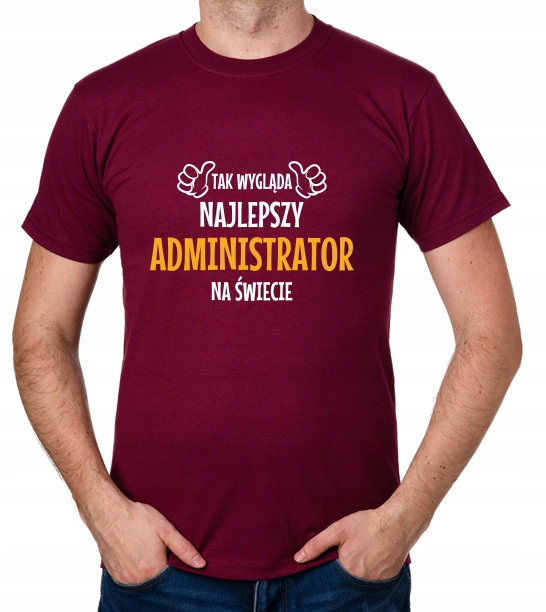 

koszulka Najlepszy Administrator prezent