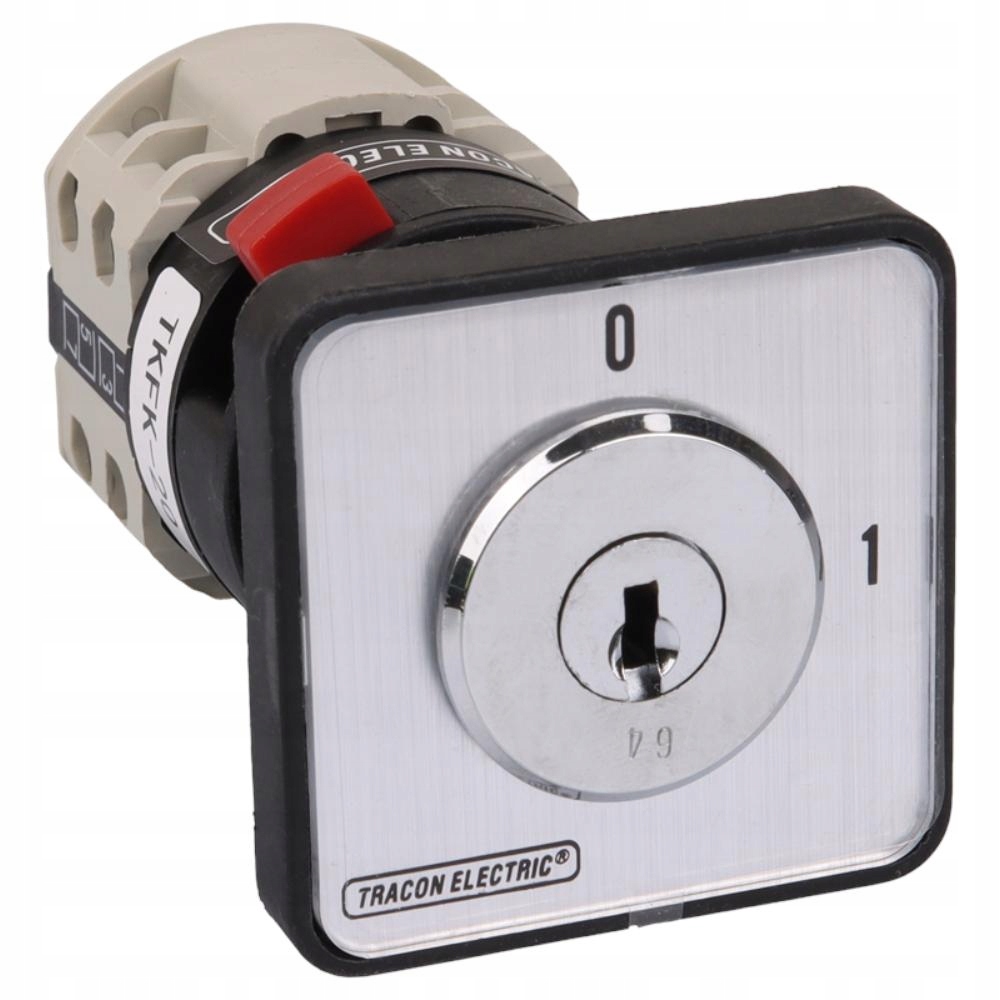 Hlavní vypínač bez krytu s klíčem 0-1 20A TKFK-20