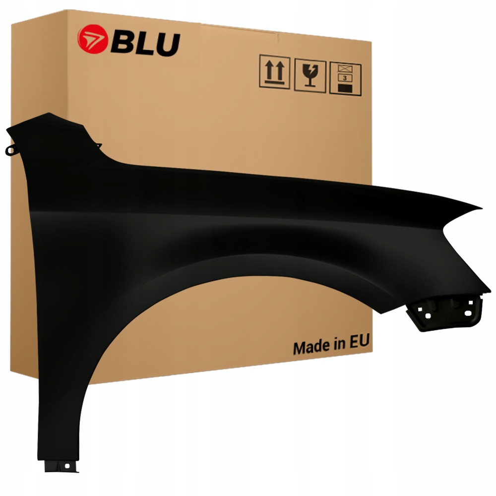 Blu Blatník Vw Passat B7 L041 LO41 pravý černý 10-14 přední Schwarz