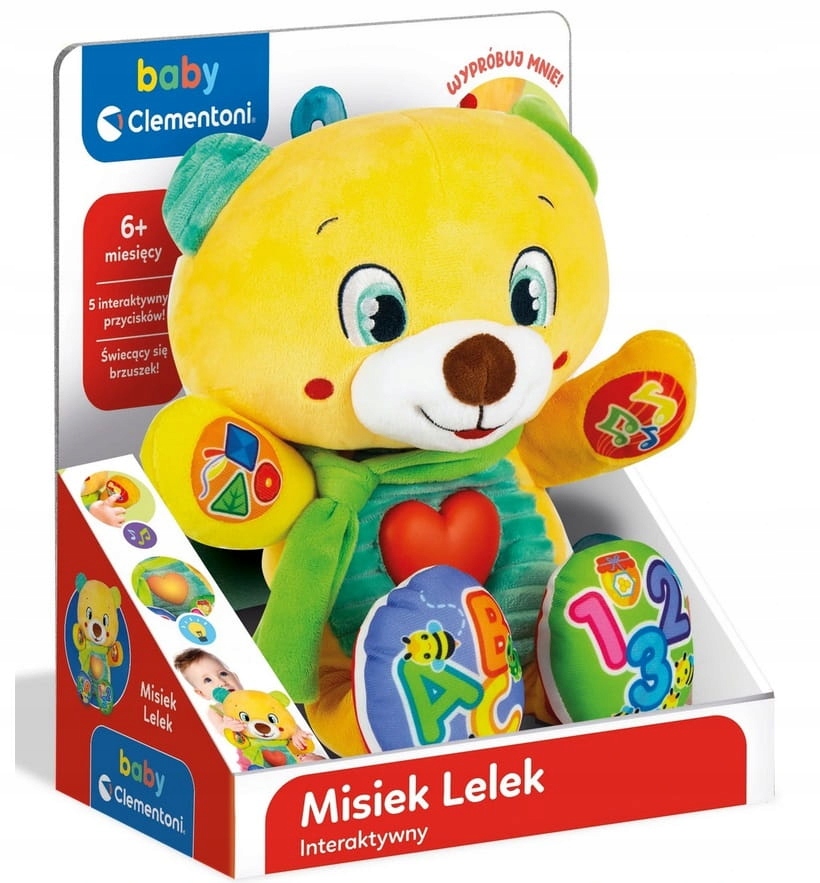 CLEMENTONI INTERAKTYWNY MISIEK LELEK śpiewa 2.0 Rodzaj pluszaki interaktywne