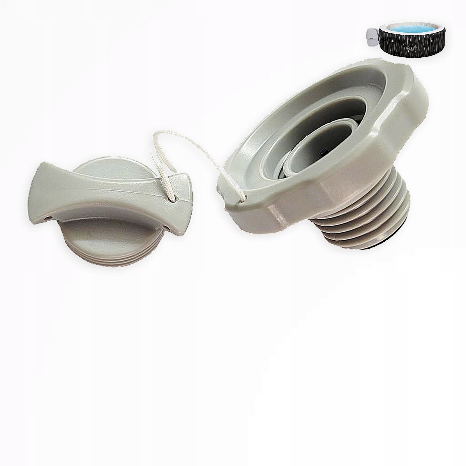 Šroubovací ventil do lázní Lay-z-spa 60059 Hollywood AirJet Bestway 196 x 66 cm
