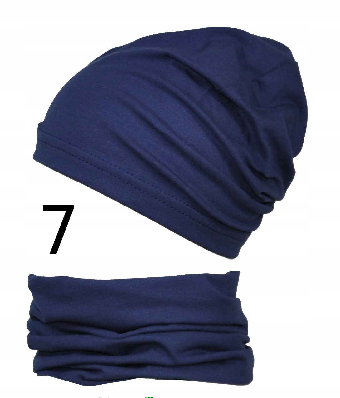 KOMPLET CZAPKA i KOMIN chłopięcy WIOSNA kol. 3-6L Materiał dominujący bawełna