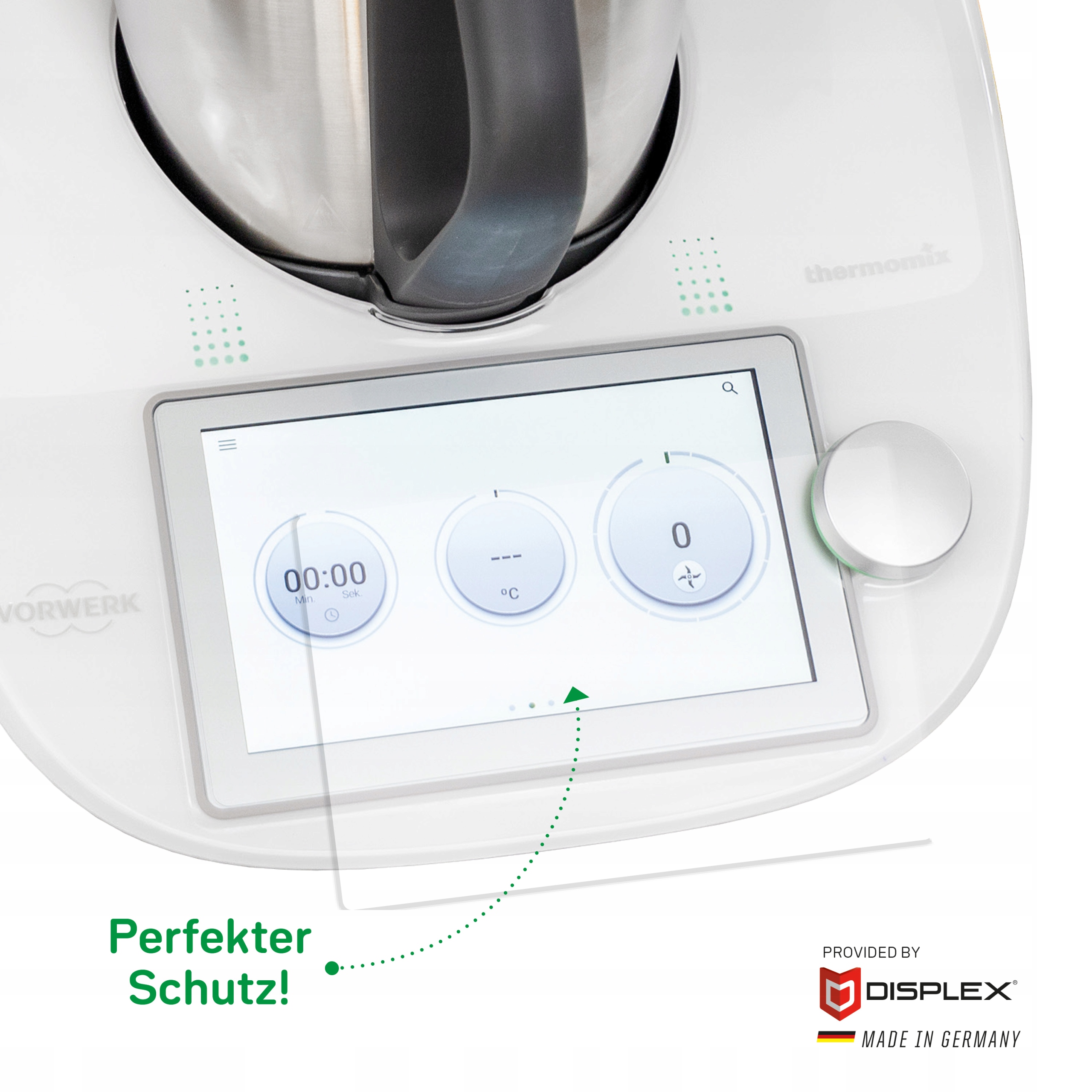 

Folia Ochronna Szklana 9H na ekran Thermomix TM6