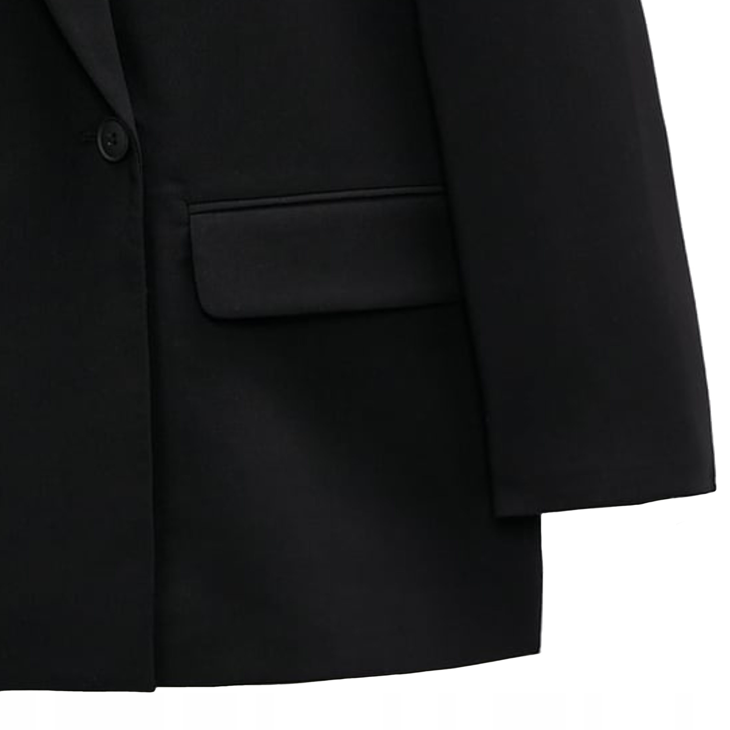 Zara Dwurzędowa CZARNA Marynarka Oversize LUX XS Rozmiar XS