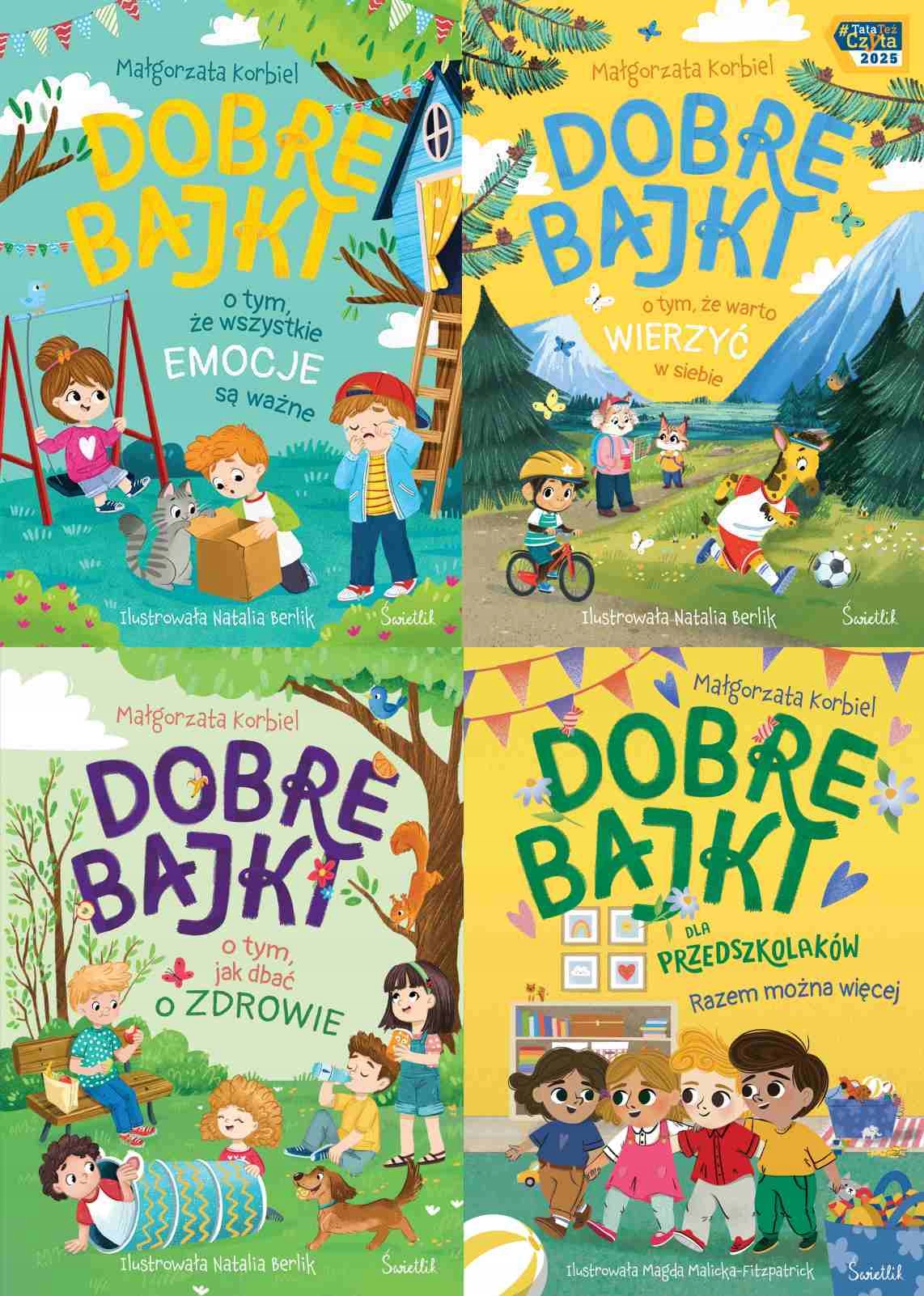 Pakiet 4X Dobre Bajki Wszystkie Emocje Warto Wierzyć Jak Dbać Razem