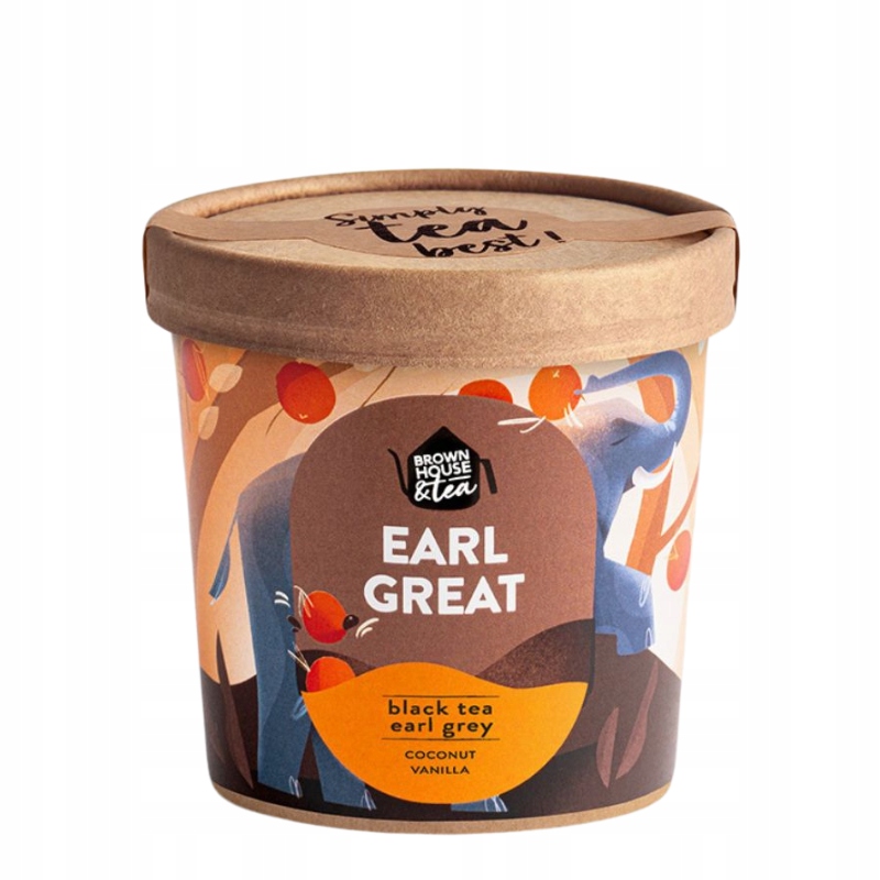 Levně Brown House & Tea Earl Great – sametový černý čaj Earl Grey