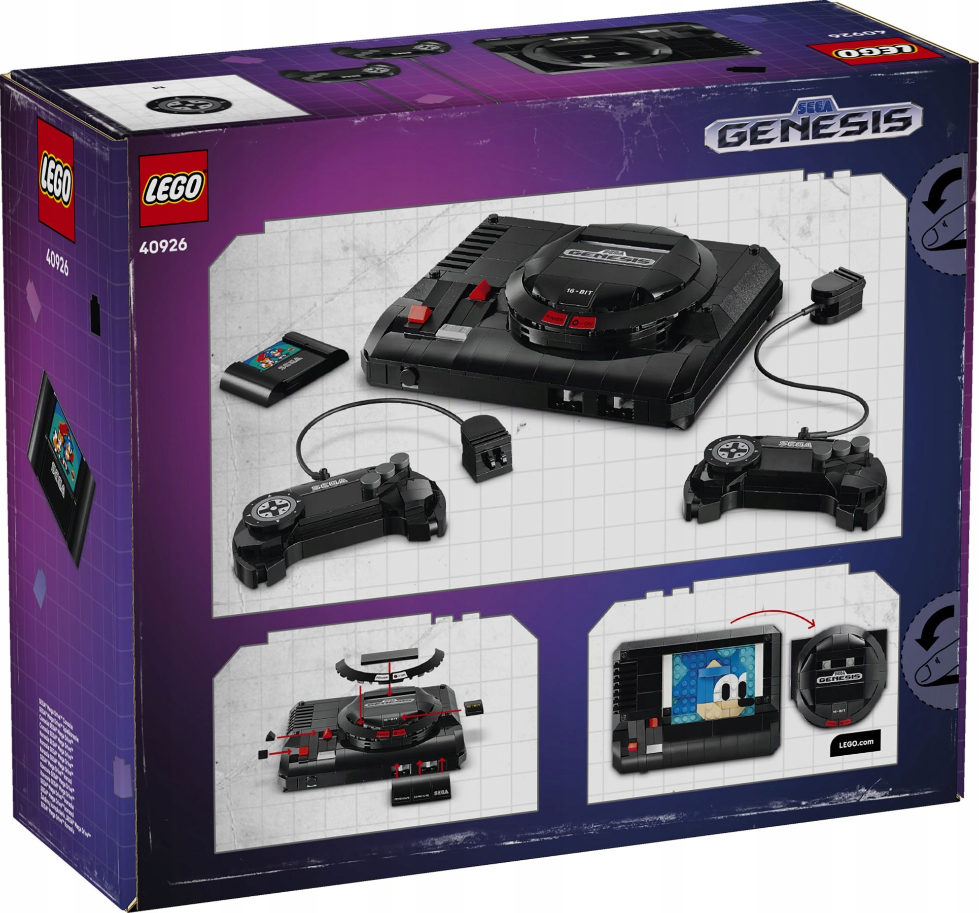 Lego 40926 Konzola Sega Drive Genesis 480 dílků 12+