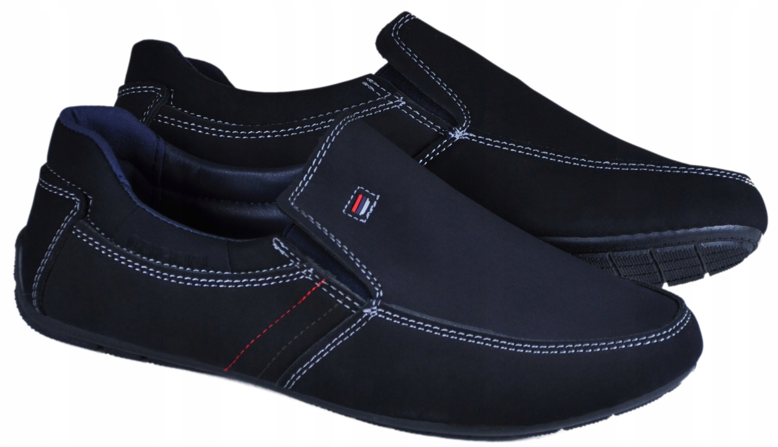 VENTO Mokasyny GRANAT zgrabne wizytowe (36-41)r 41