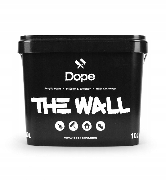 Farba akrylowa Dope The Wall niebieski 1 szt. 10 litrów emulsja
