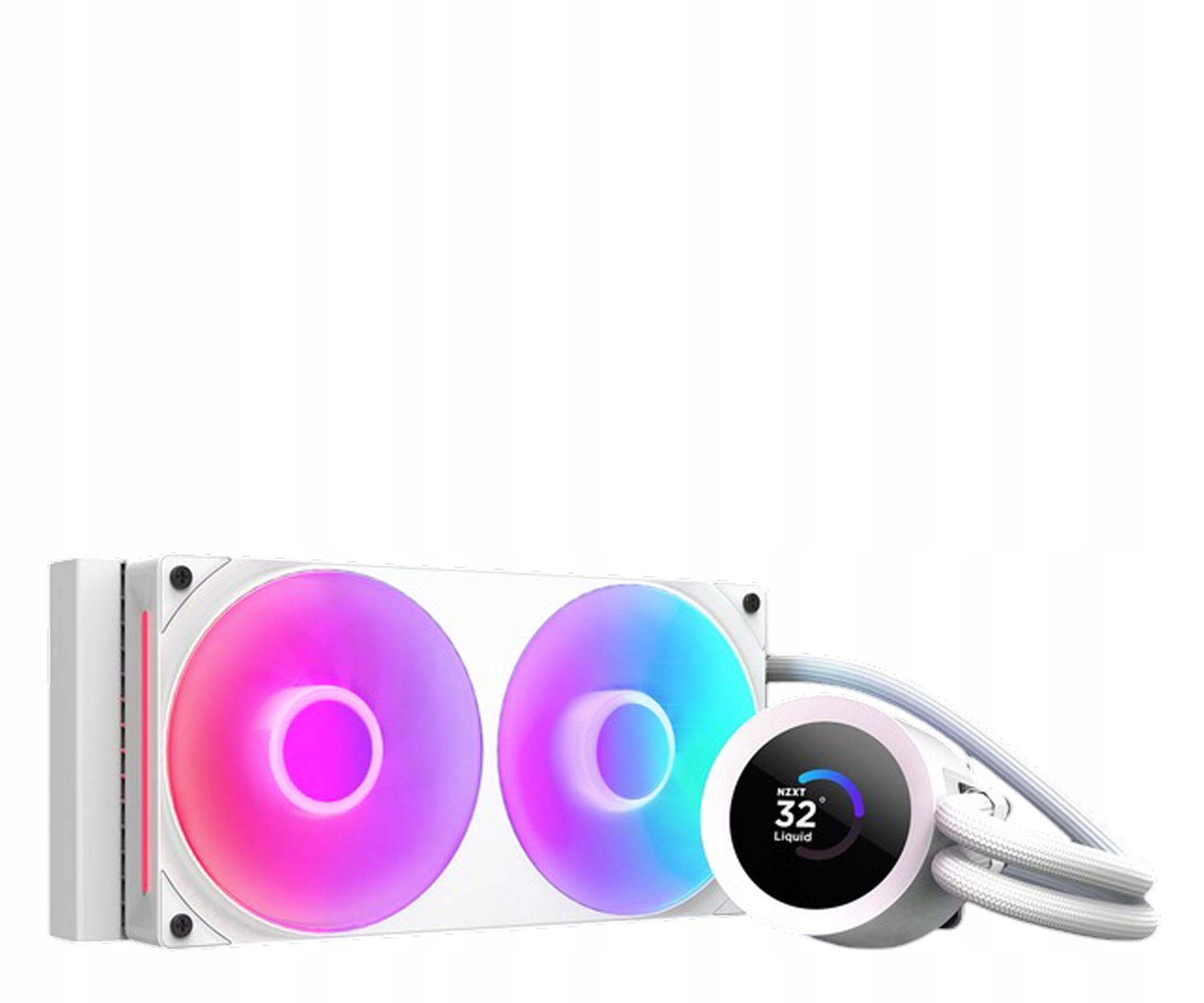 Vodné chladenie Nzxt Kraken Plus 240 Rgb White 2x120mm