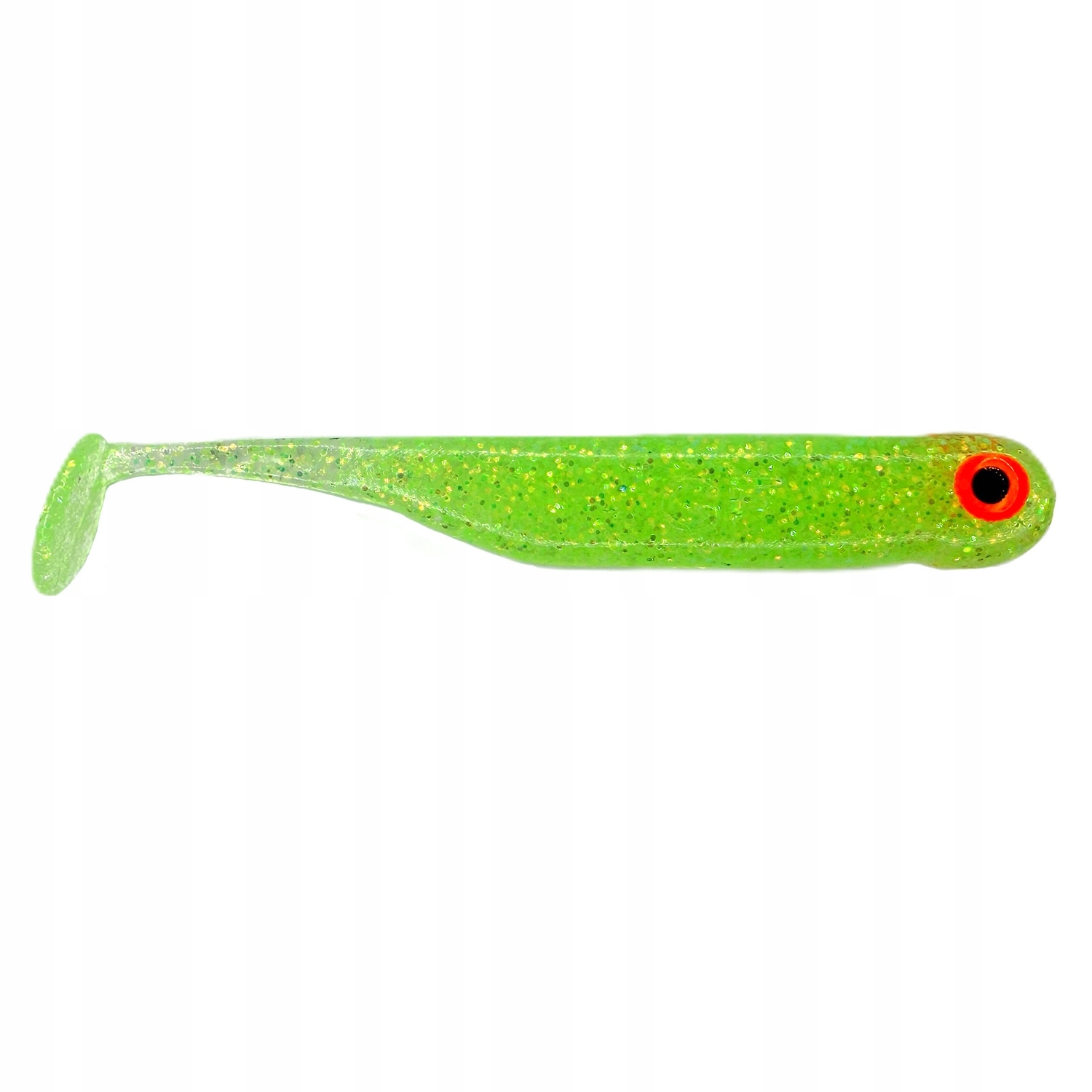 GF1 Great Fish Shrimp Scent 7cm 2,5g Glitter Light Green 6 szt.