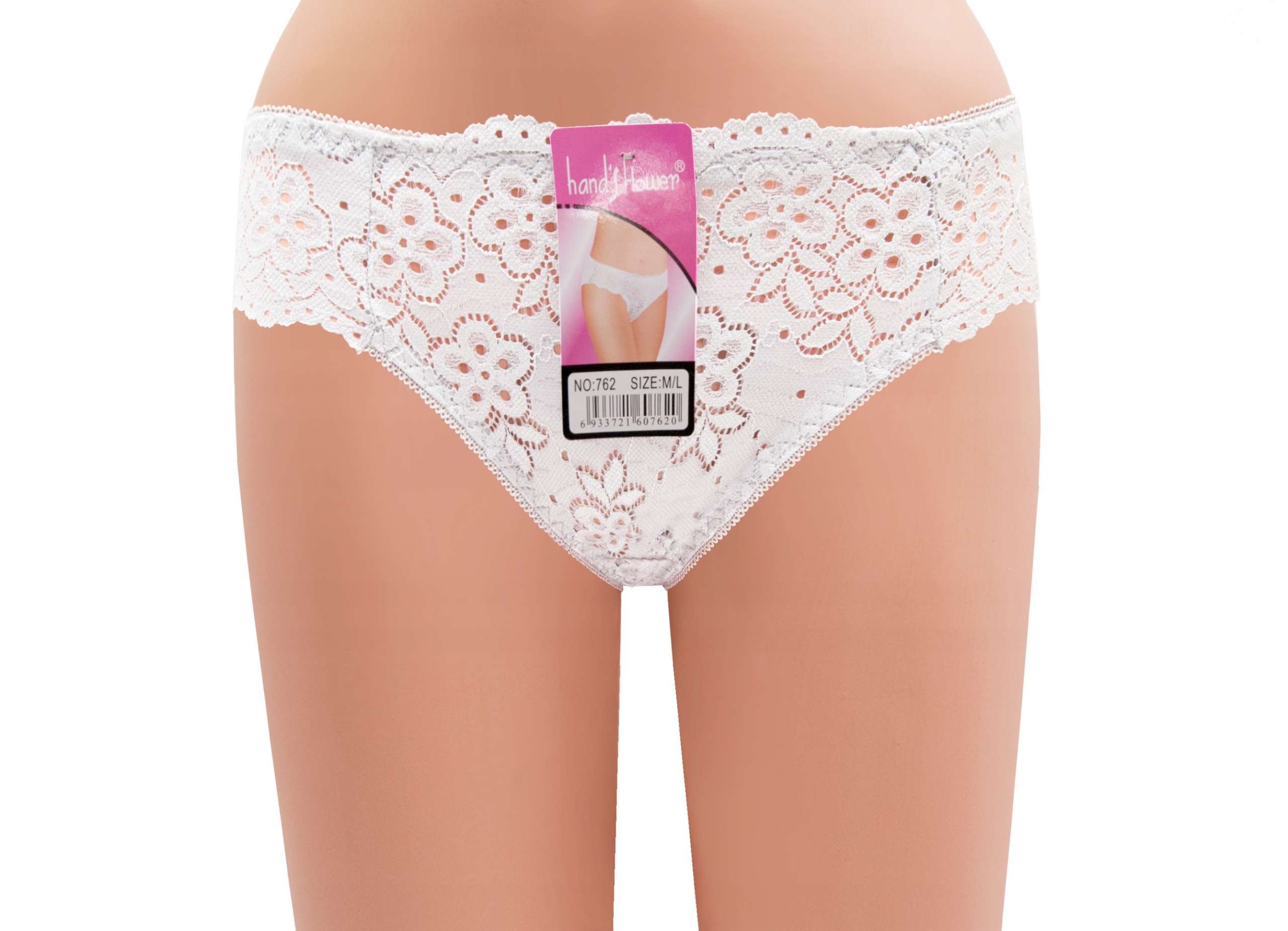 

Majtki komfortowe bawełniane z koronką XL/XXL