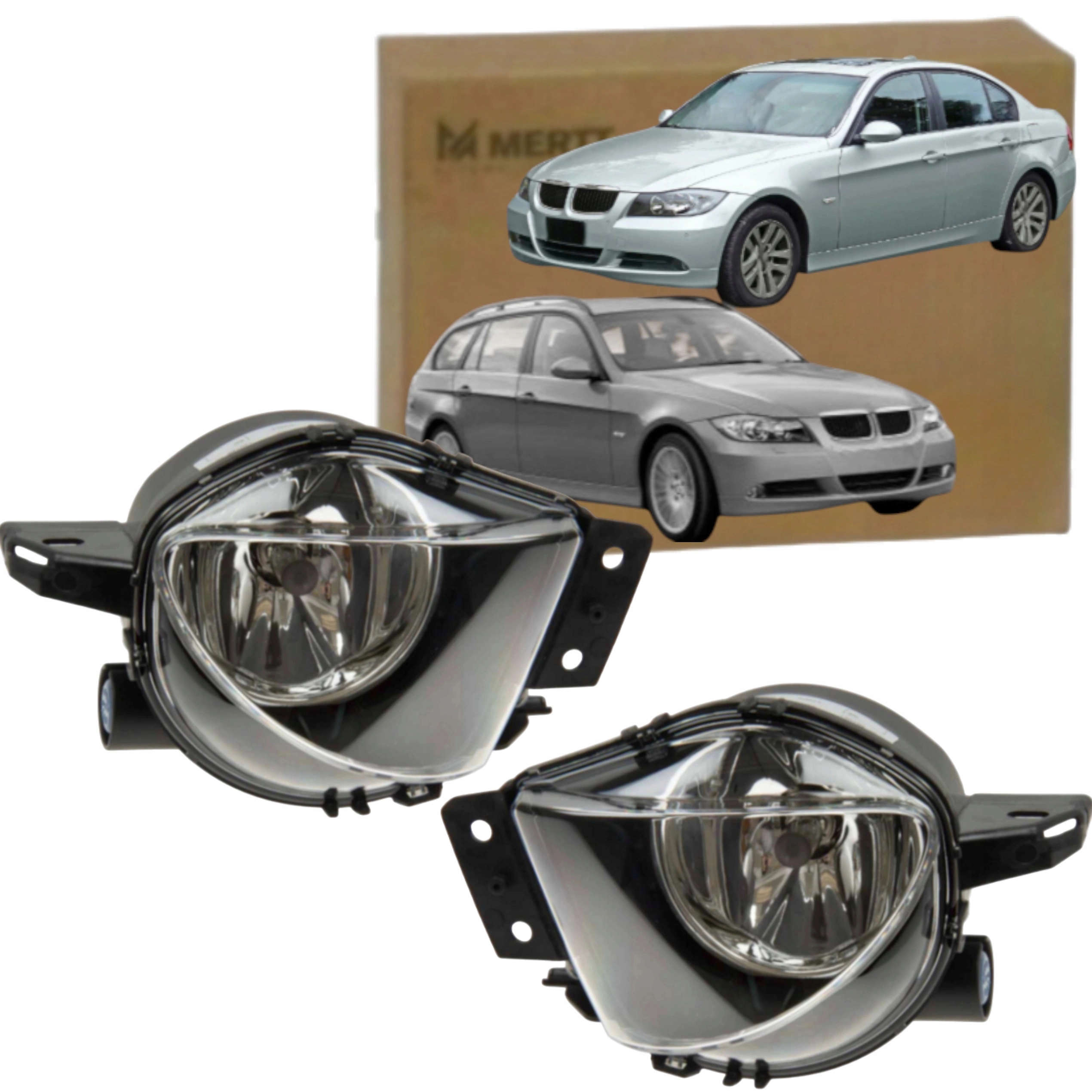 Bmw 3 E90 91 2004-2008 Halogeny Pravá Levá Mlhová Světla Přední