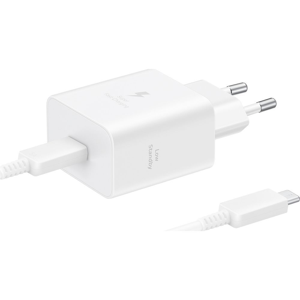 Ładowarka sieciowa Samsung GaN 45W 1x Usb-c Pd Pps oryginalna kabel Usb-c