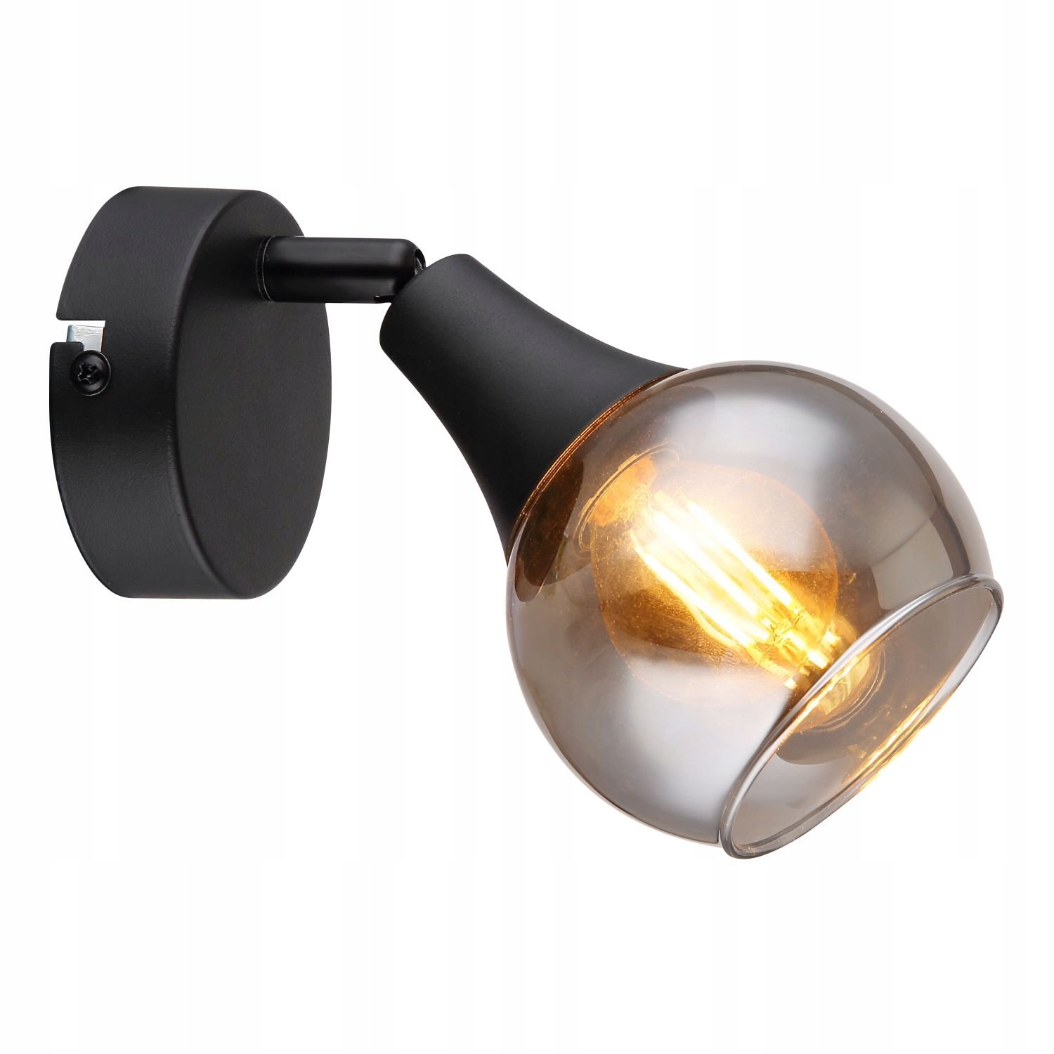 Reflektor Glyptar černý matný kouřový Globo Lighting E14 40W