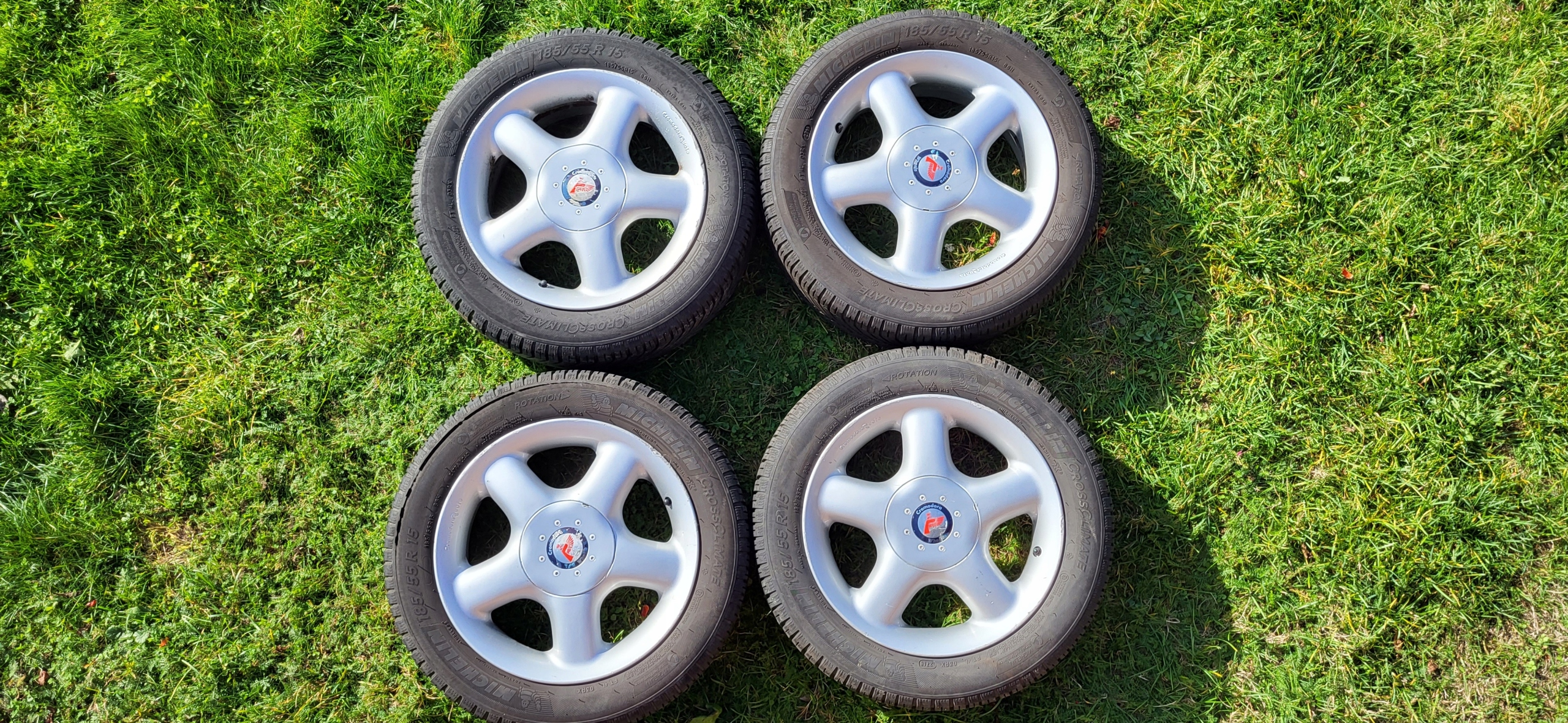 FELGI ALUMINIOWE Z OPONAMI CROMODORA RUOTE 15^