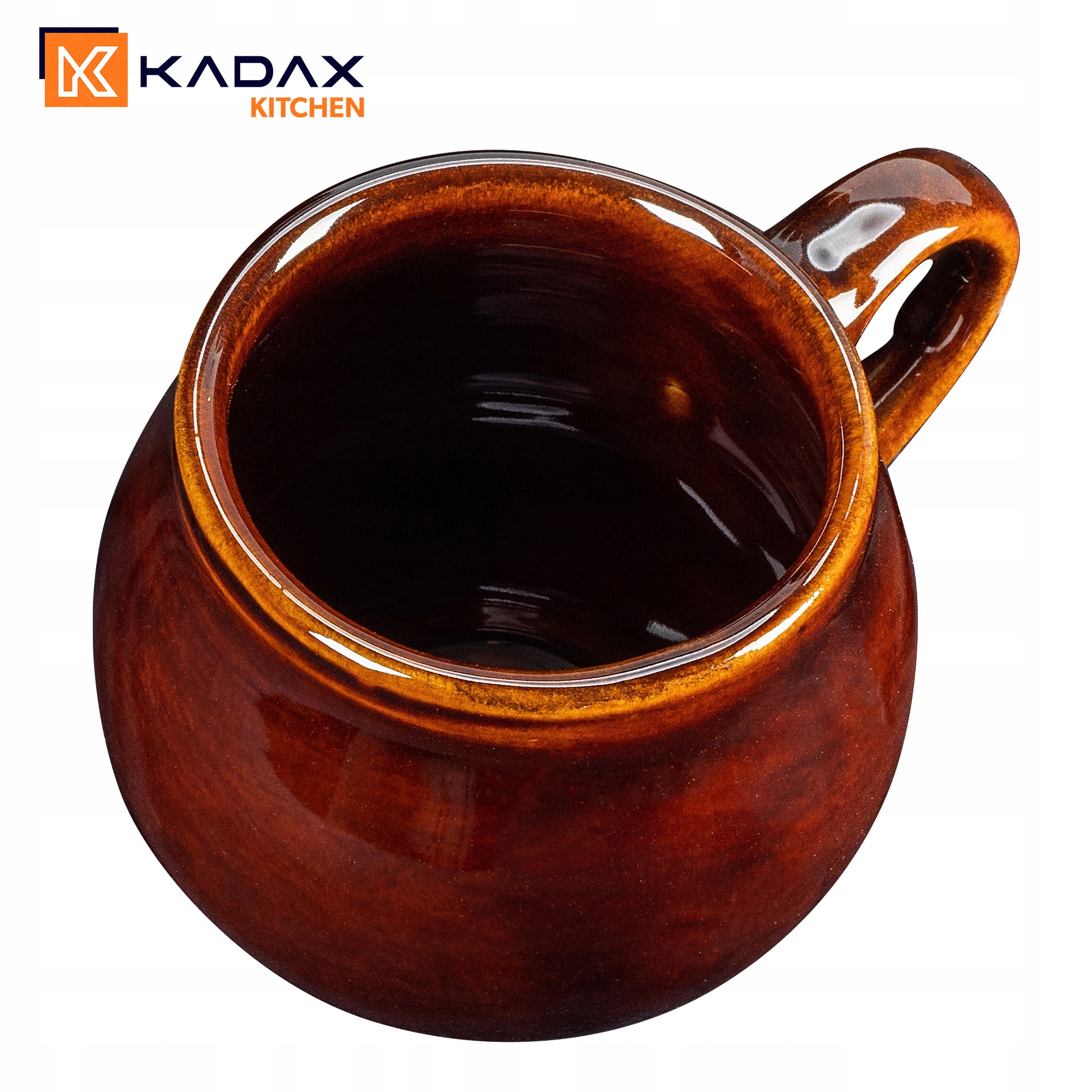 KUBEK DO GRZAŃCA WINA Z UCHEM 300ml KAMIONKA Wzór dominujący Bez wzoru